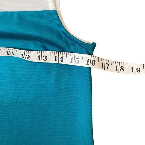 Timing Teal, Navy, And White Color-block Sleeveless Dress, Size S, NWT - Picture 5 of 6
